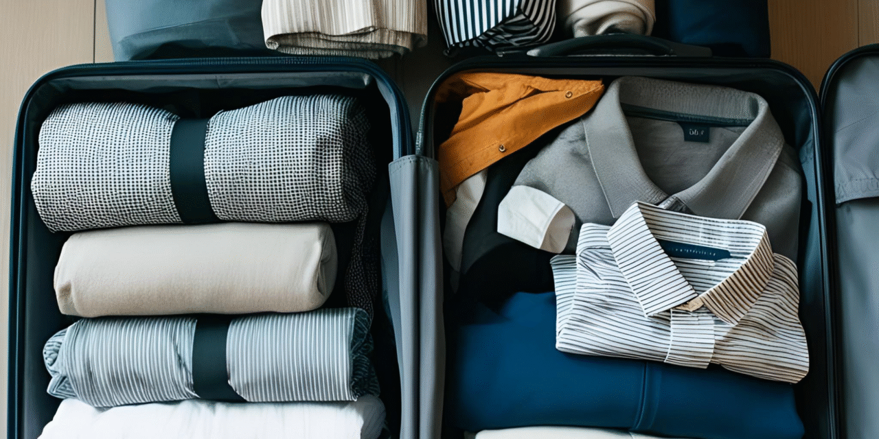 Rouler ou plier les vêtements : Organiser sa valise efficacement ?