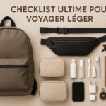 ✅ Checklist Ultime pour Voyager Léger (moins de 7 kg)