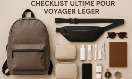 ✅ Checklist Ultime pour Voyager Léger (moins de 7 kg)