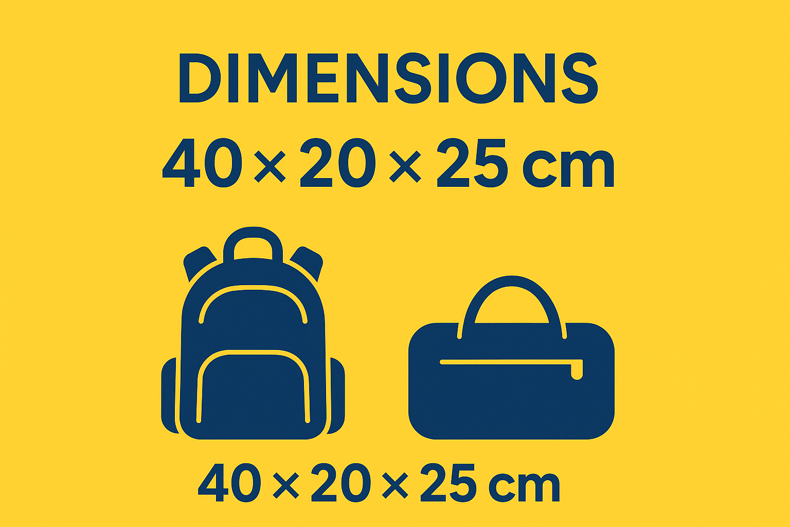 Sac gratuit Ryanair 10 modèles parfaits à 40x20x25