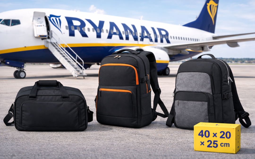 Bagage Ryanair 40x20x25 : le sac gratuit à emporter en cabine
