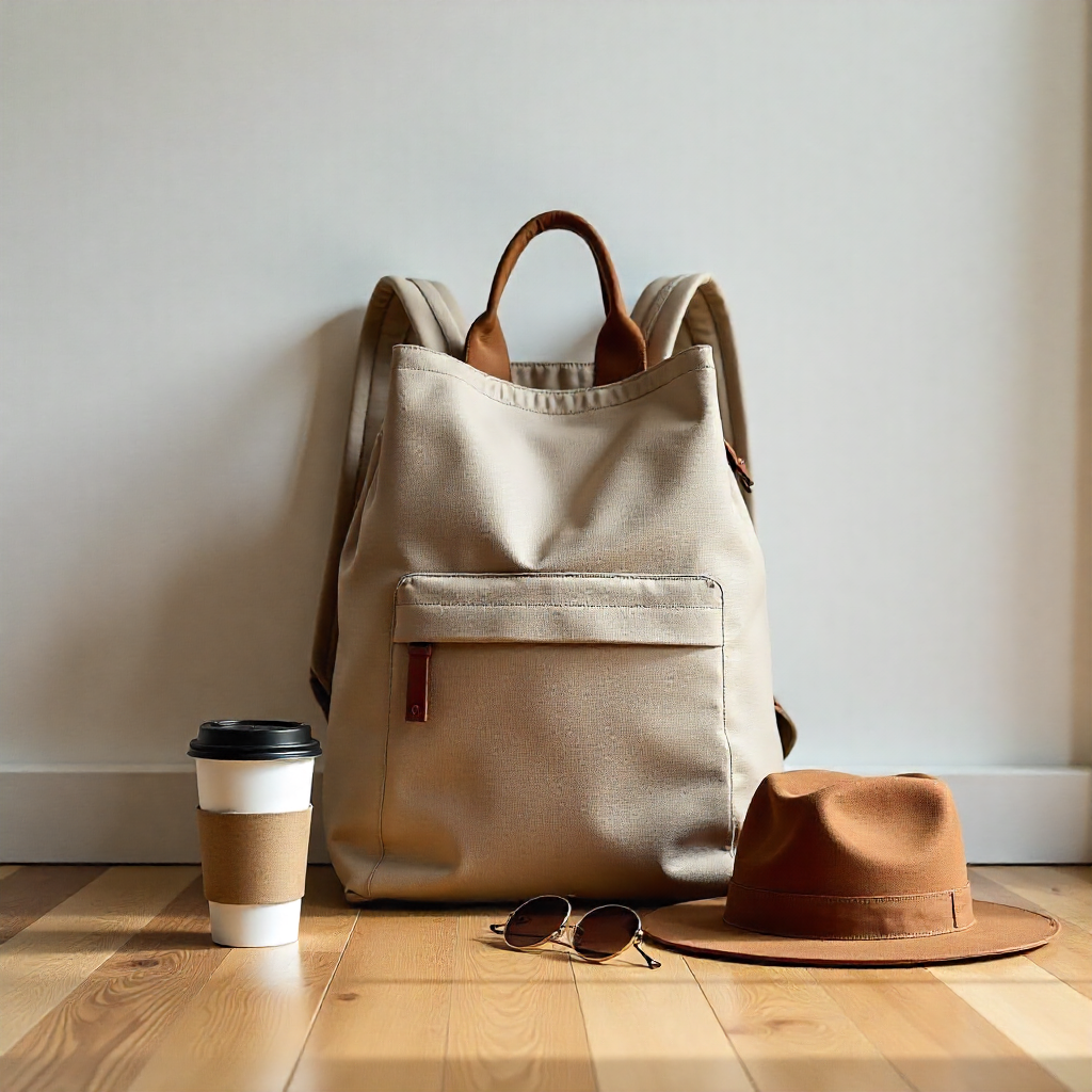 Sac à dos de voyage minimaliste prêt pour partir léger