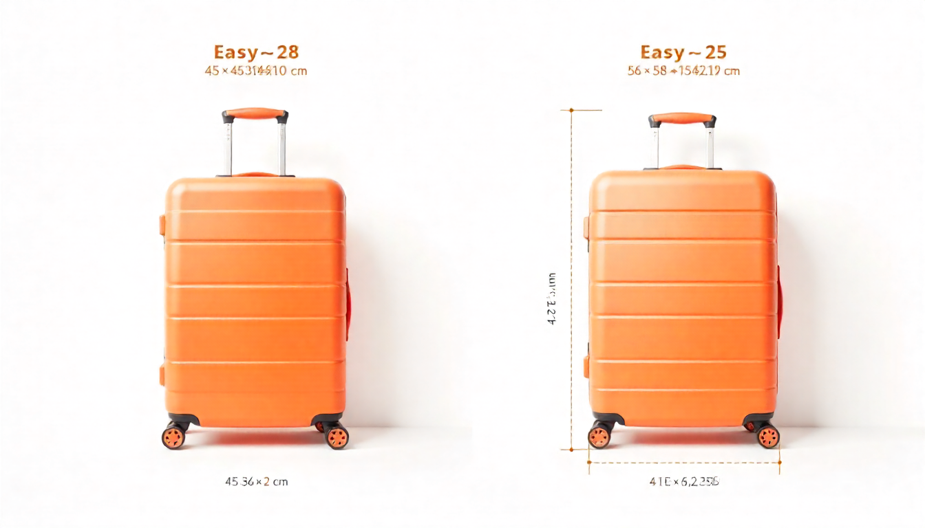 comparatif valise easy jet