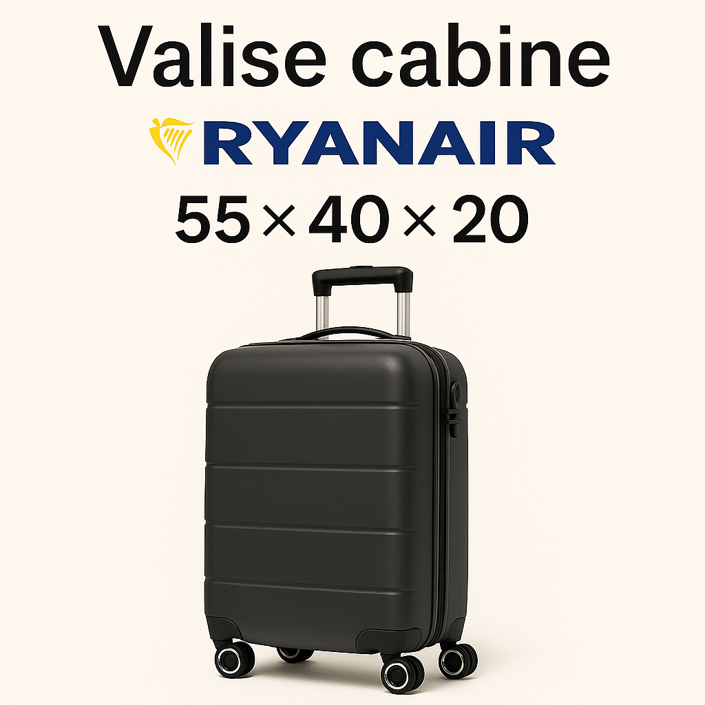Valise cabine 55×40×20 pour Ryanair