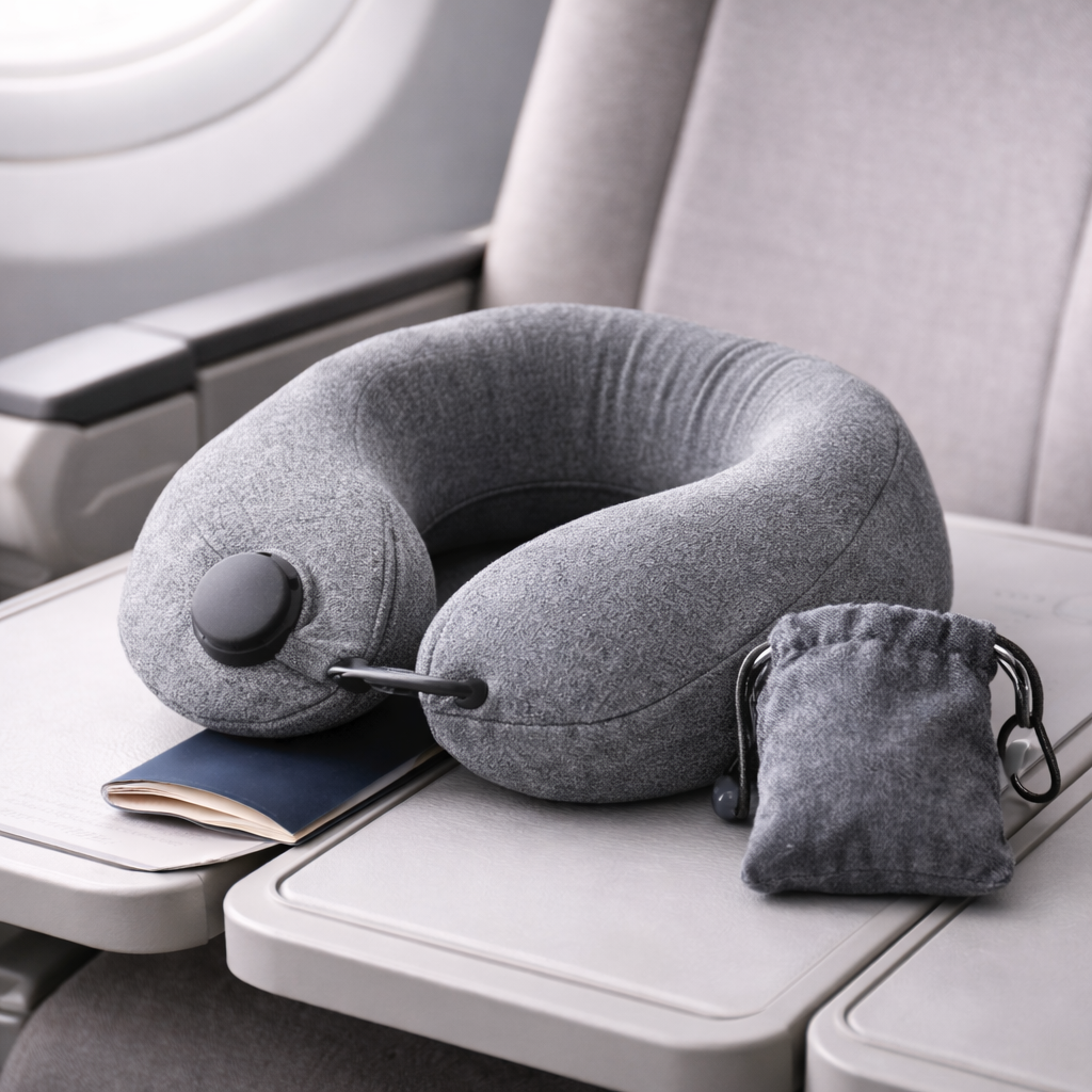 Oreiller de voyage gonflable