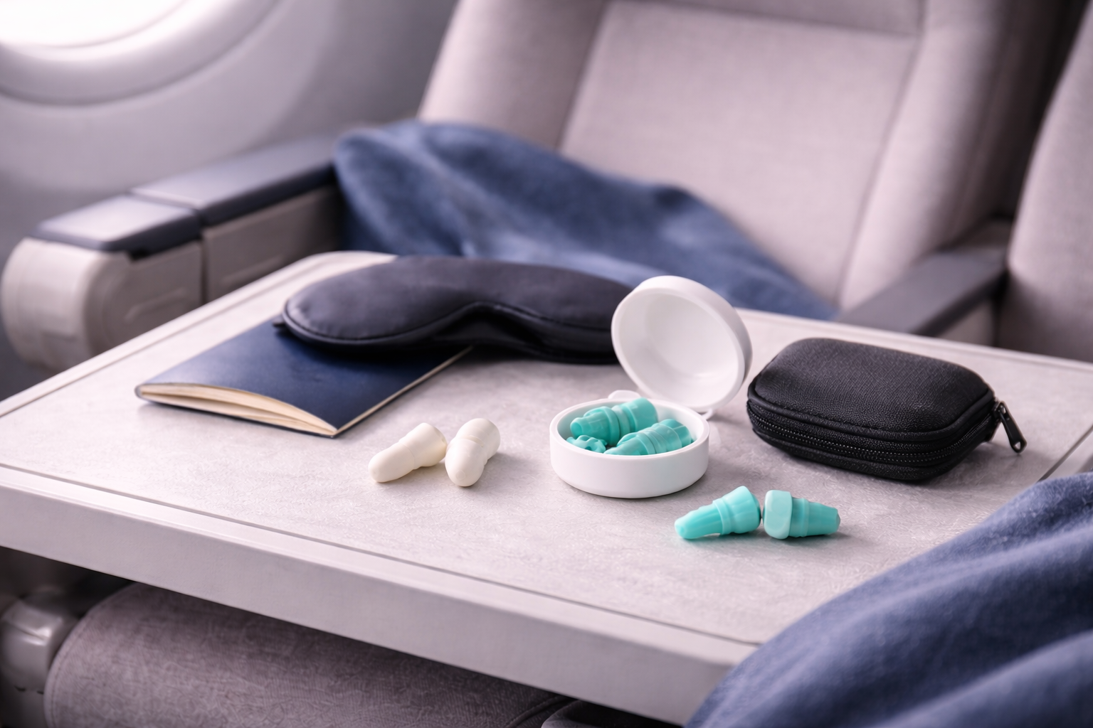 Bouchons d’oreilles de voyage pour réduire le bruit en avion