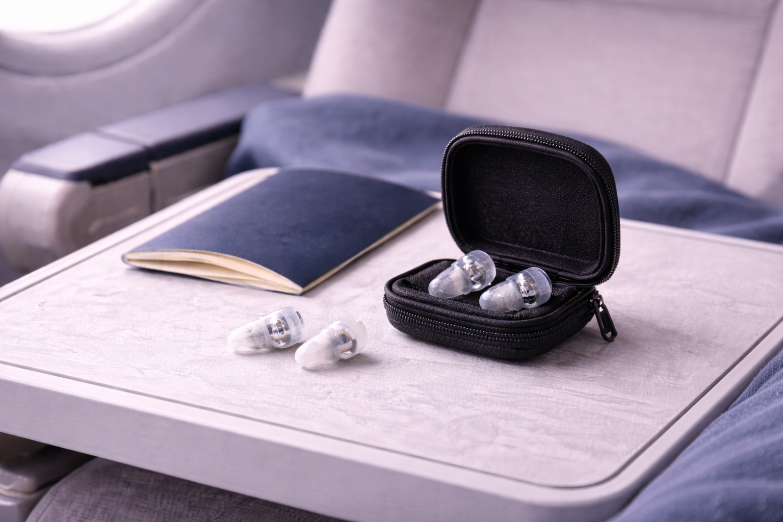 Bouchons d’oreilles filtrants pour avion