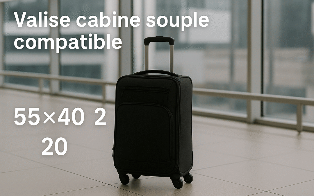 Valise cabine souple compatible Ryanair 2026