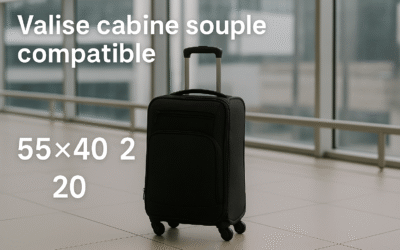 Valise cabine souple compatible Ryanair 2026