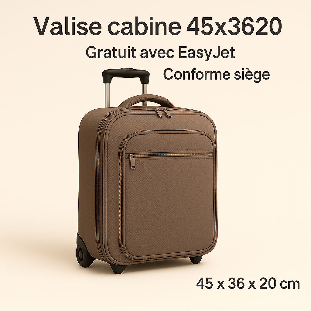 Sac cabine EasyJet 45×36×20