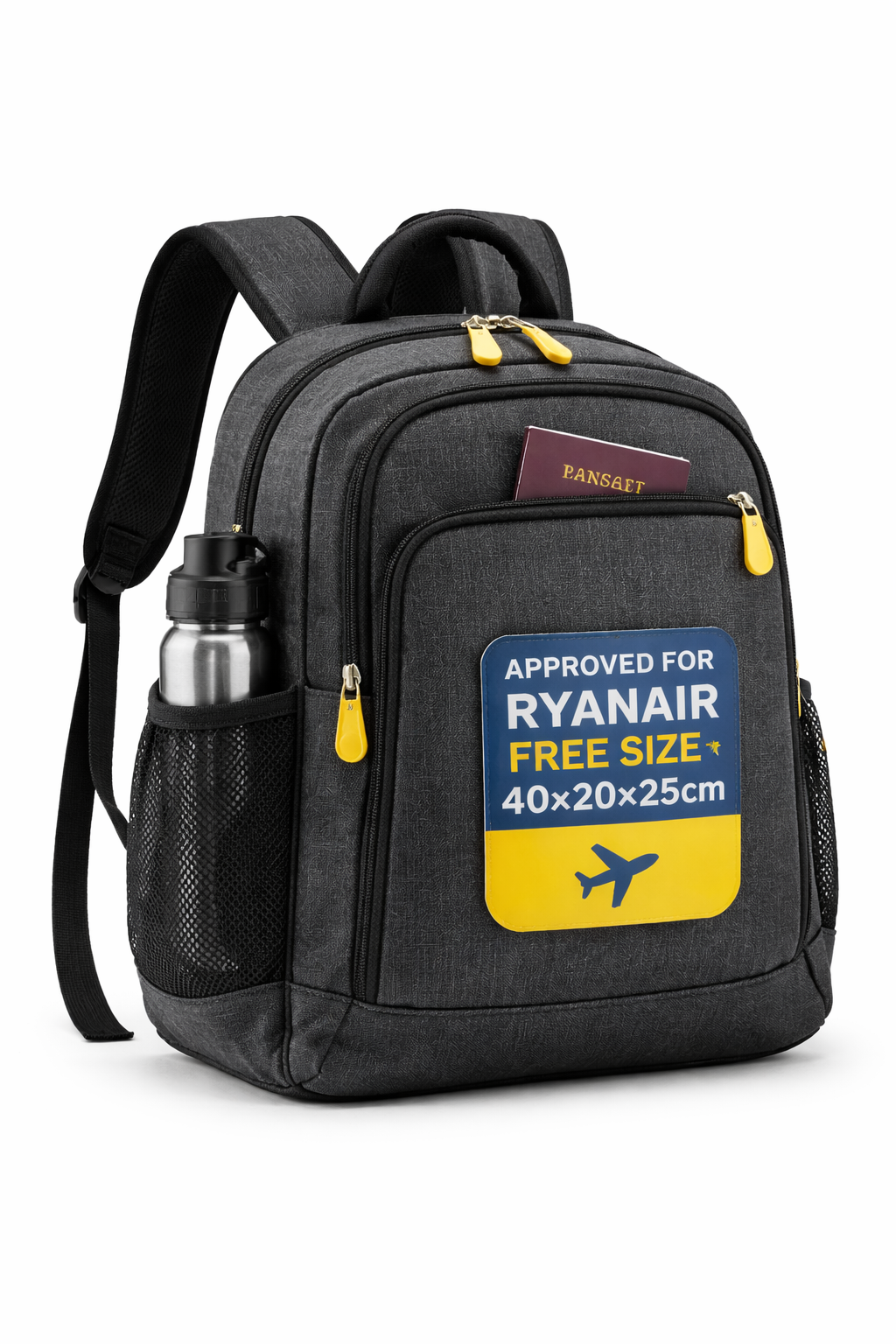 Sac à dos Ryanair 40x20x25 compatible cabine 2026