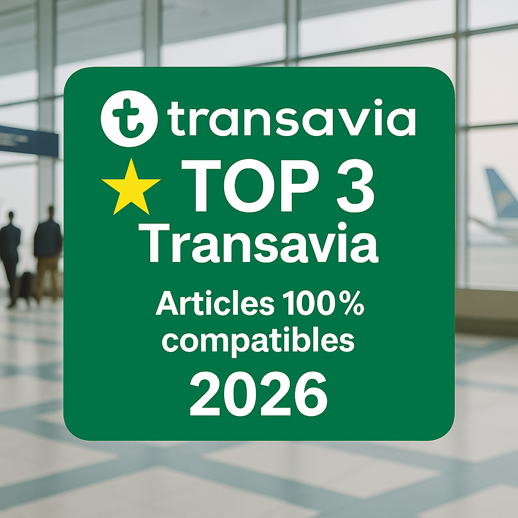 Top 3 bagages cabine compatibles Transavia 2026