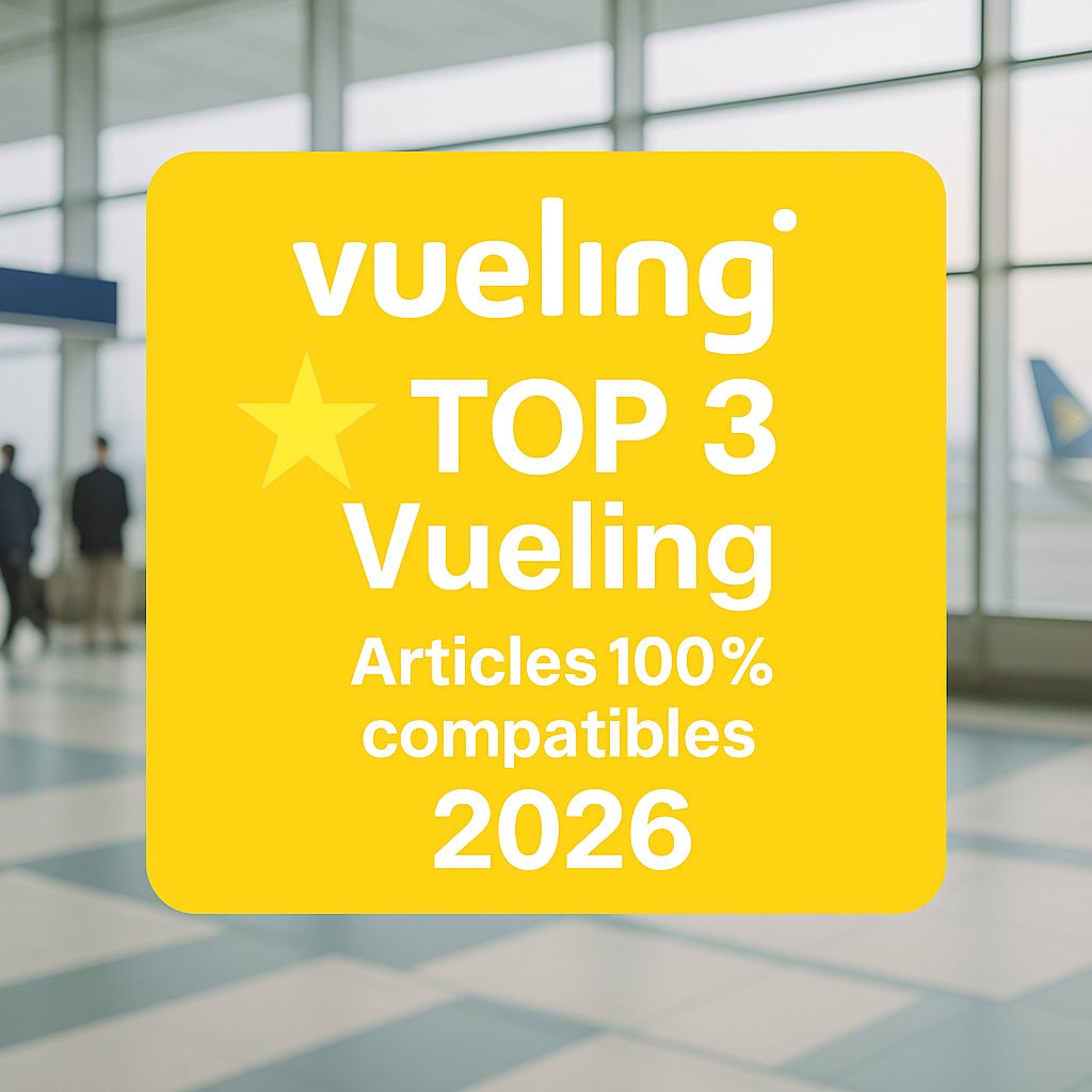 Top 3 bagages cabine compatibles Vueling 2026