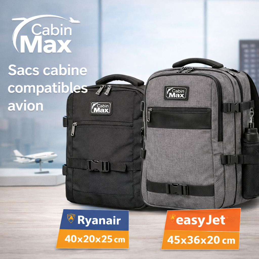 Sacs Cabin Max compatibles avion