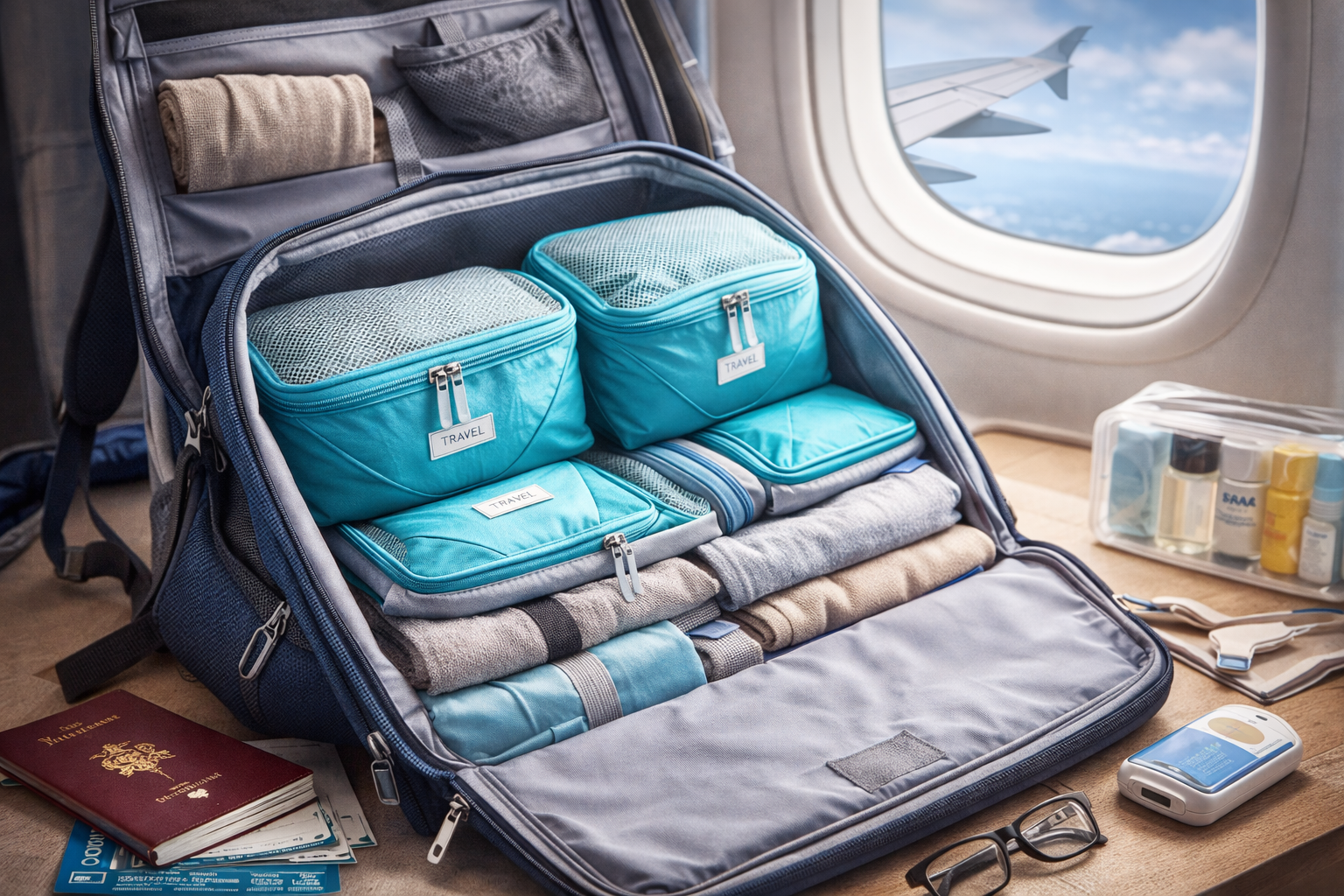 packing cubes organisation valise cabine