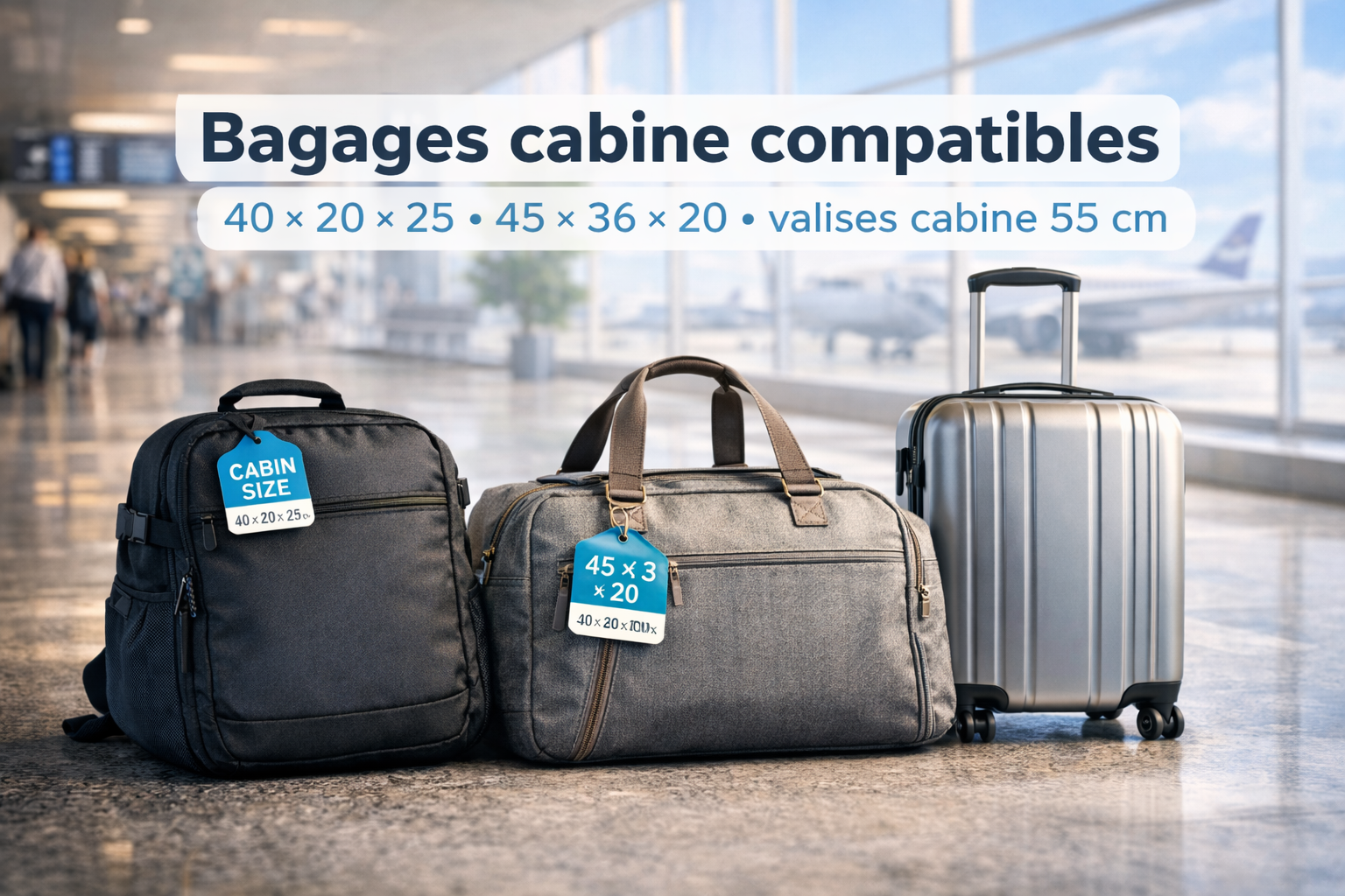 bagages cabine compatibles avion