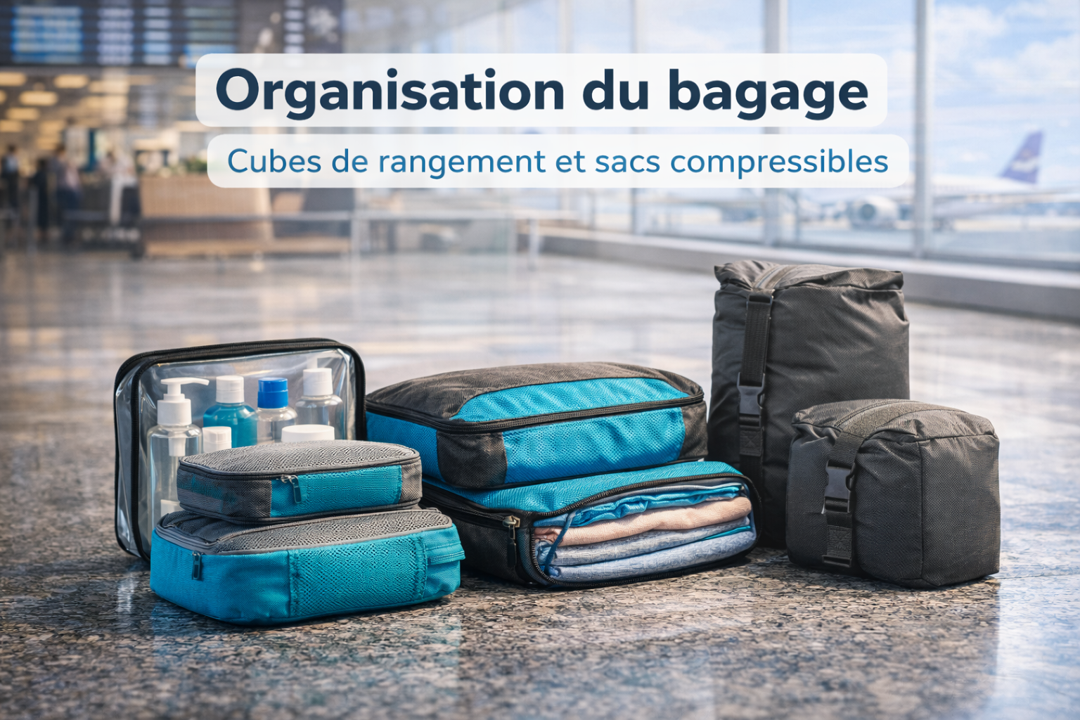 organisation bagage cubes rangement
