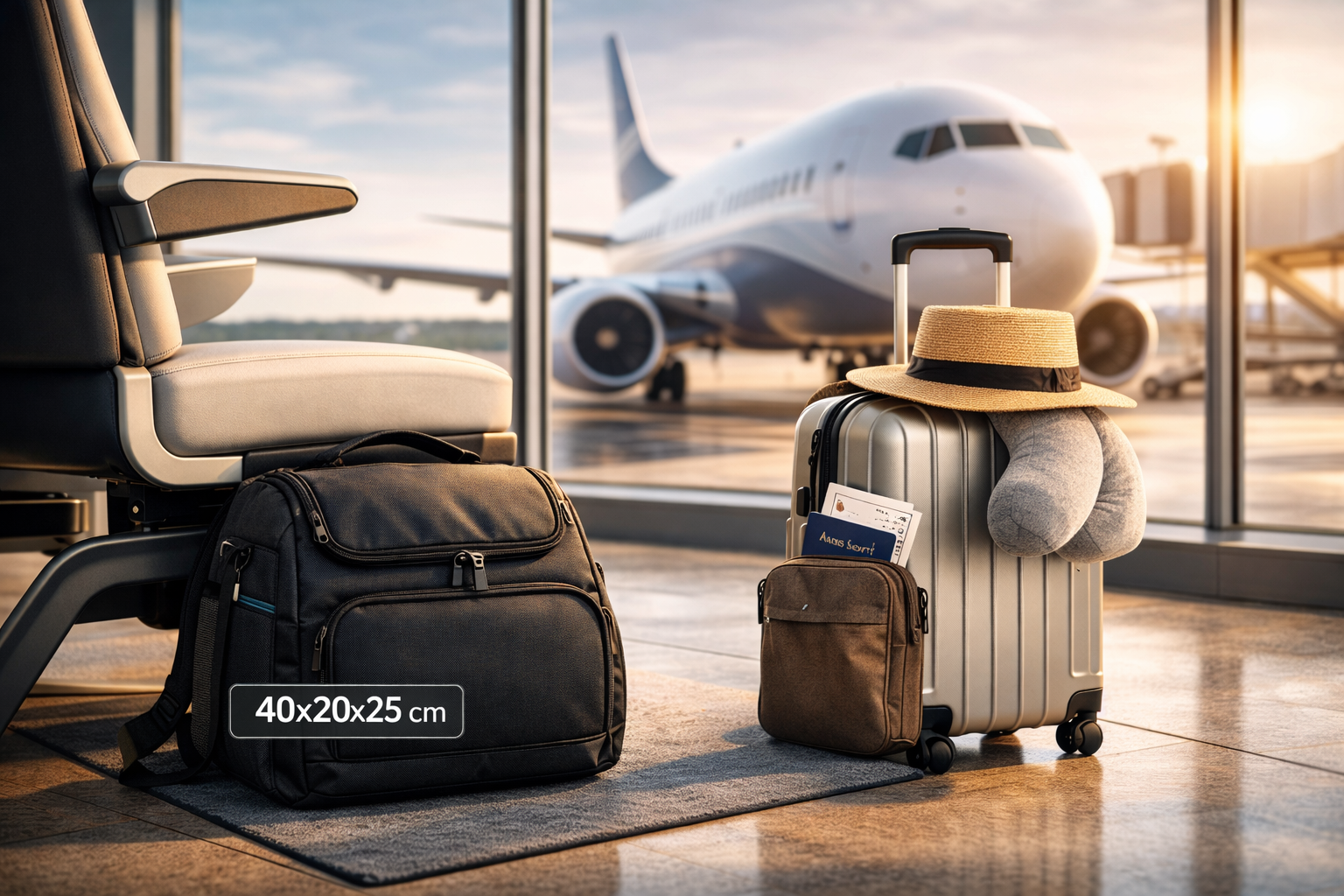 voyager leger bagage cabine avion