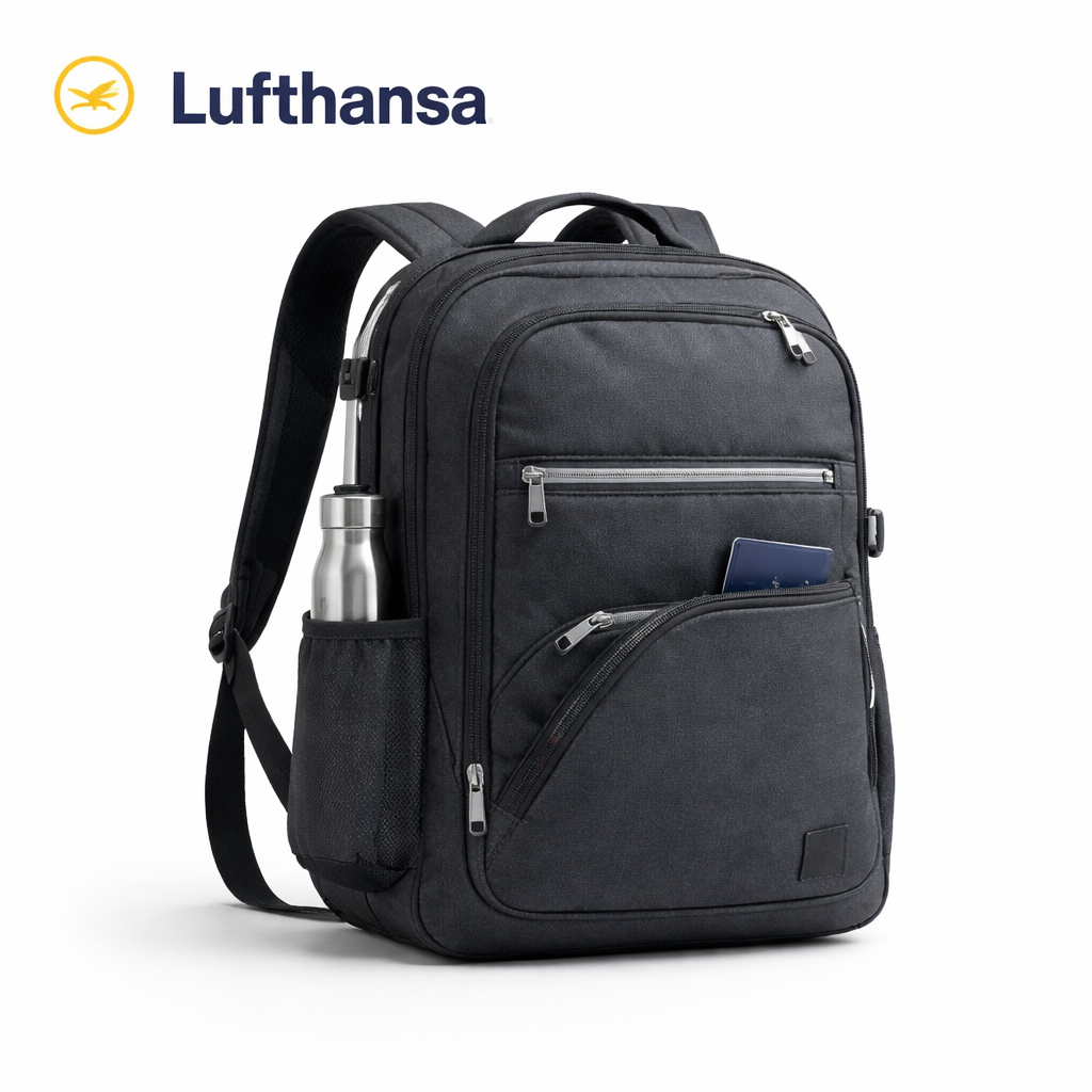 sac cabine avion lufthansa