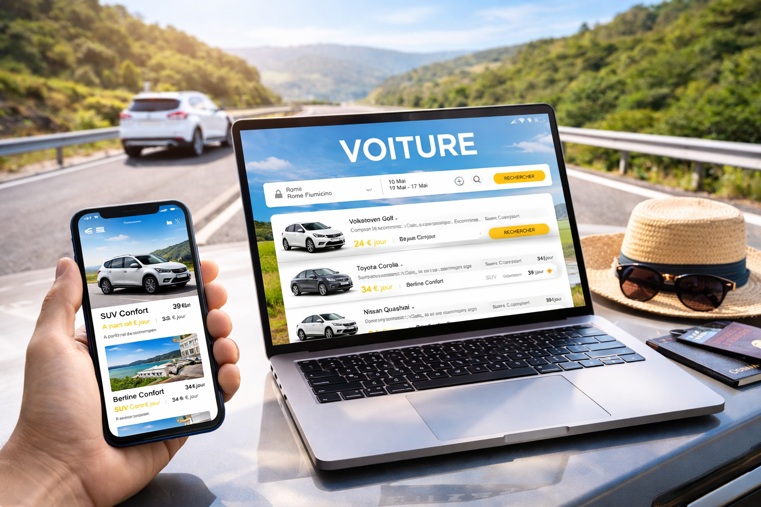 location voiture aeroport