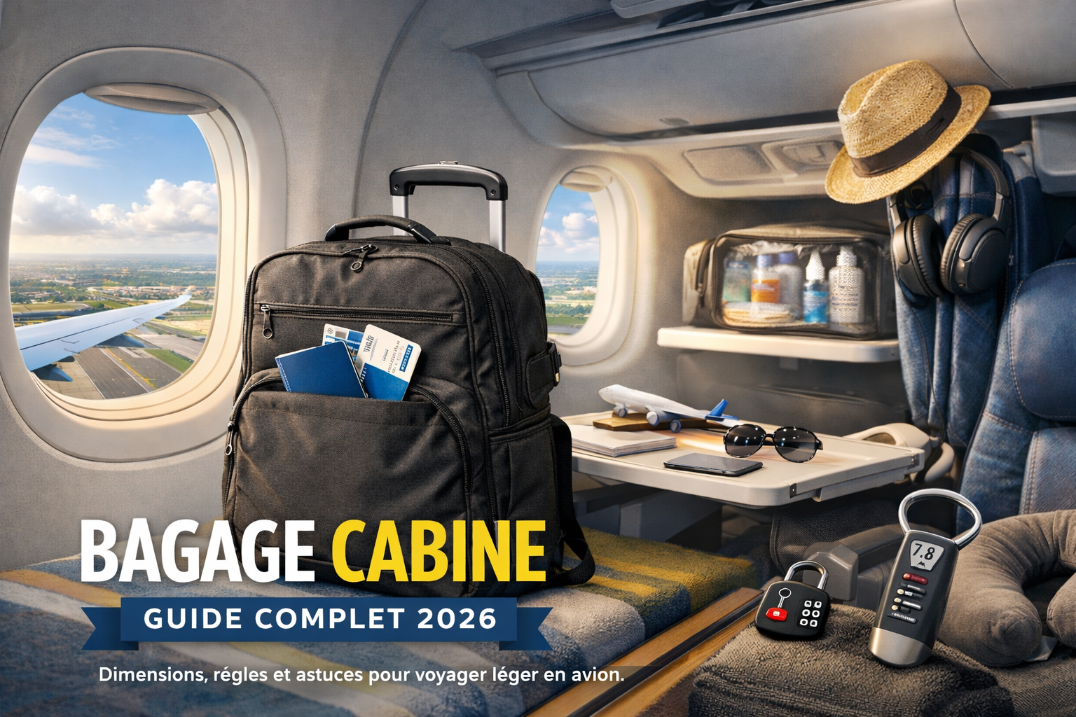 Guide bagage cabine dimensions règles astuces avion