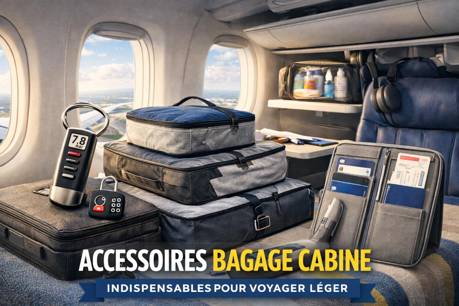 accessoires bagage cabine indispensables pour voyager léger