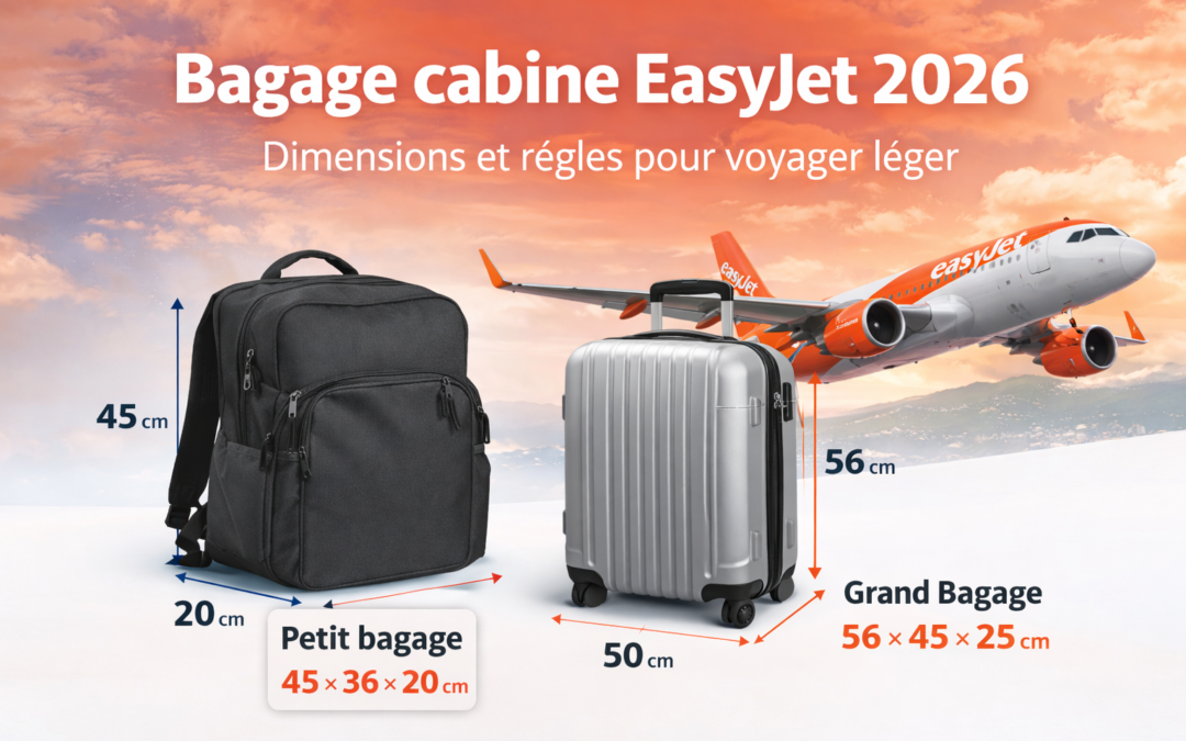 Bagage Cabine EasyJet 2026 – Guides, Règles et Conseils