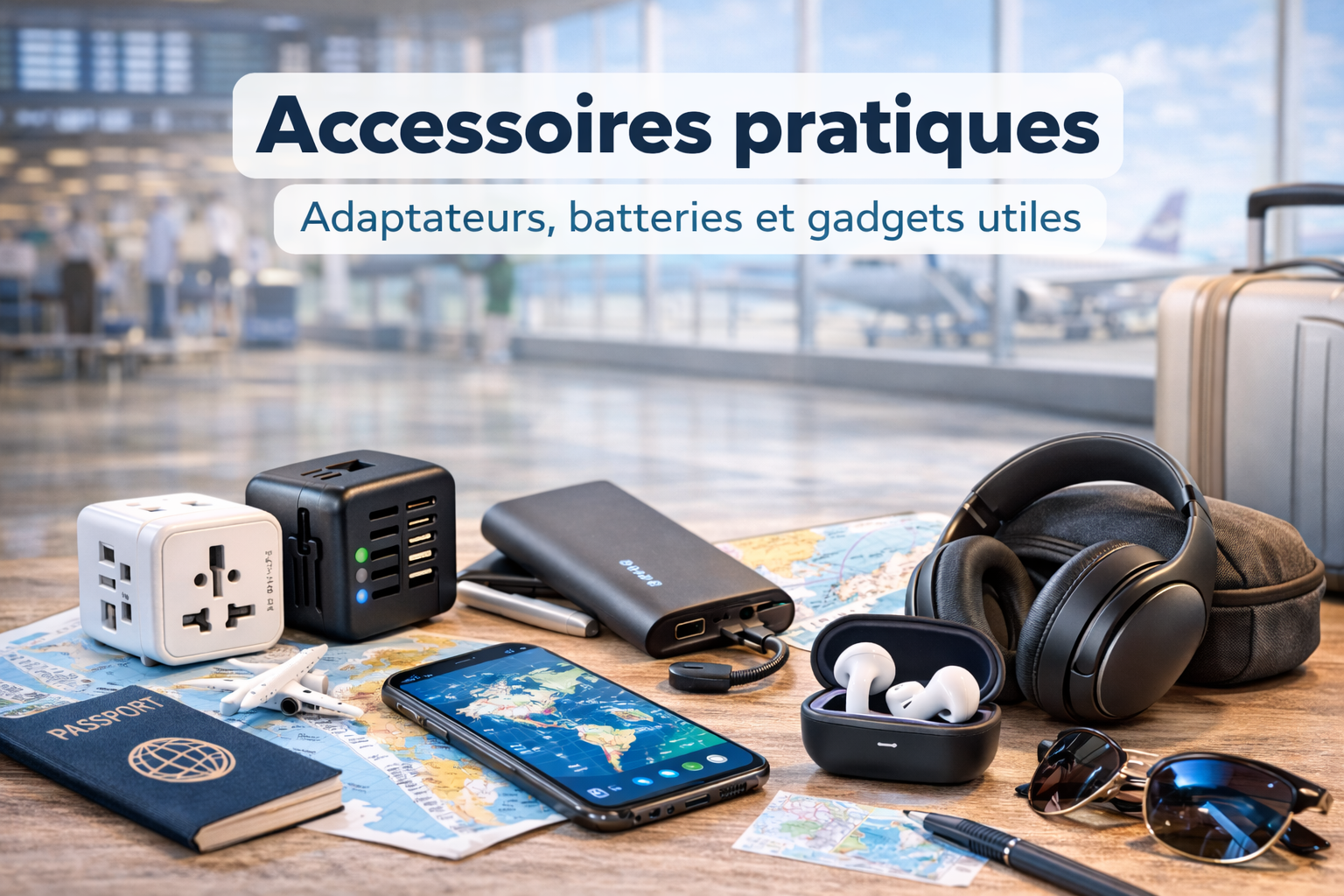 accessoires voyage avion gadgets utiles