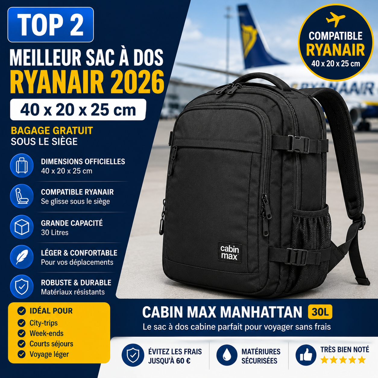 Sac à dos Ryanair
