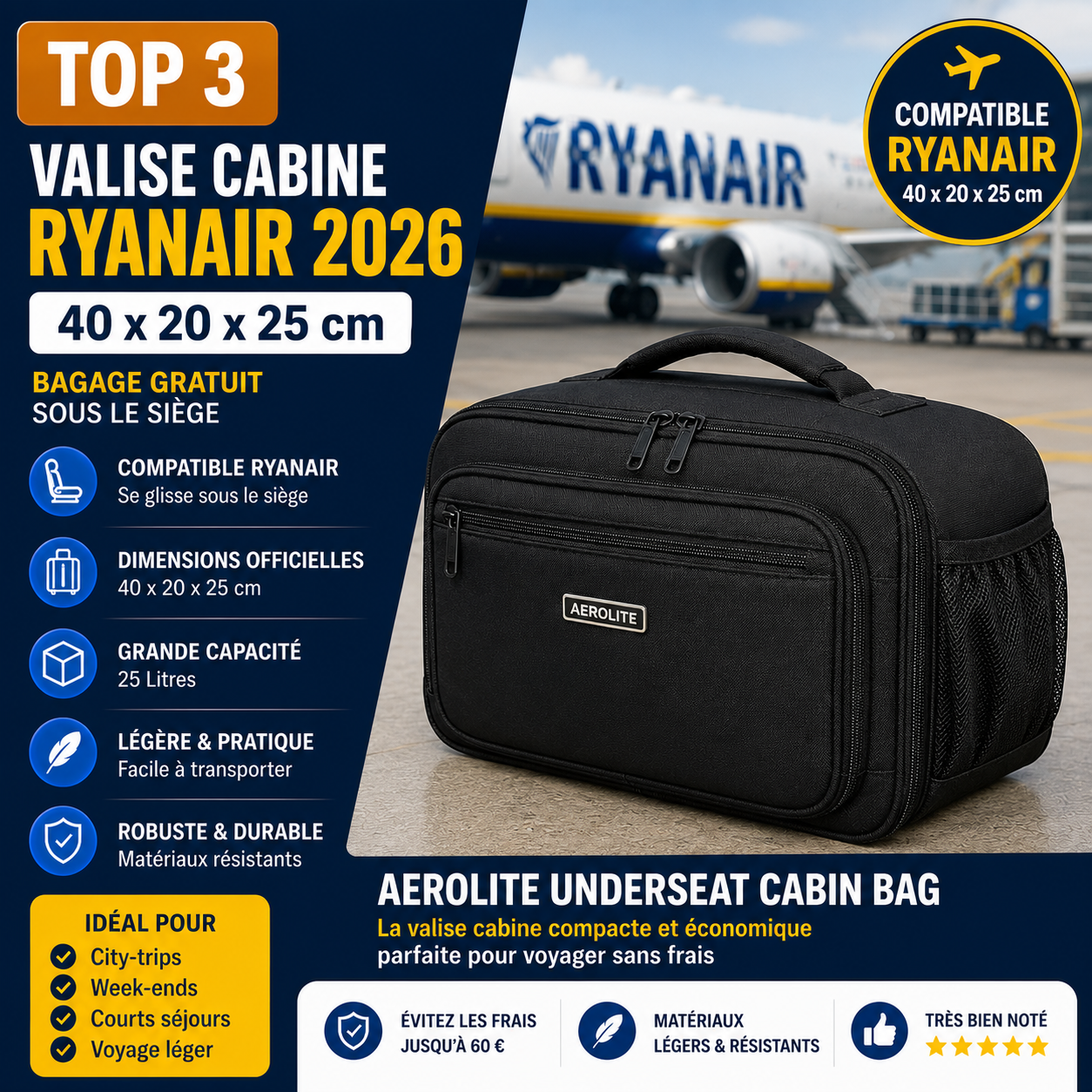 Valise cabine Ryanair